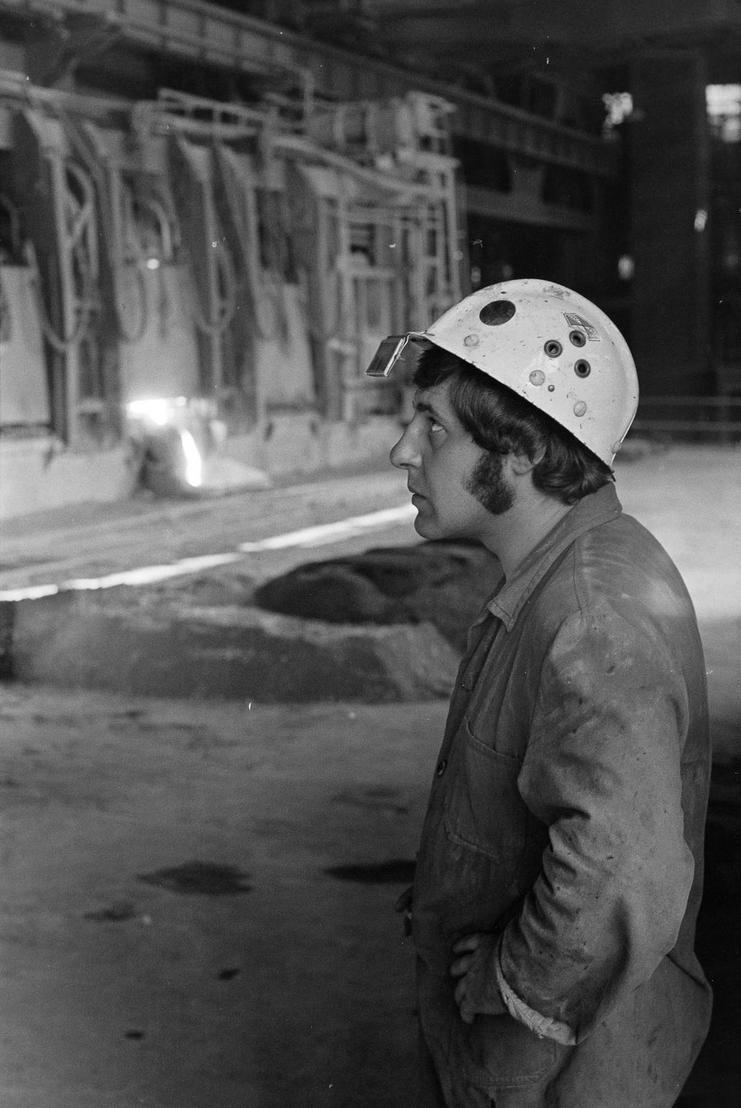1979, Szaller Károly, metallurgy, Fortepan #301743