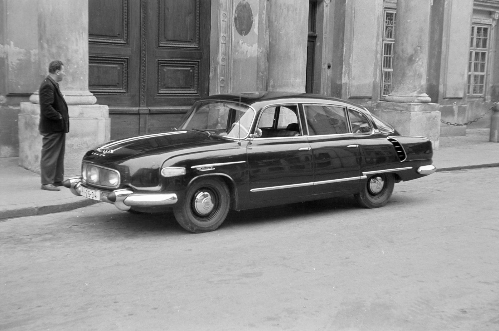 1960, Szalontai Tamás, automobil, Tatra 603, Fortepan #301784