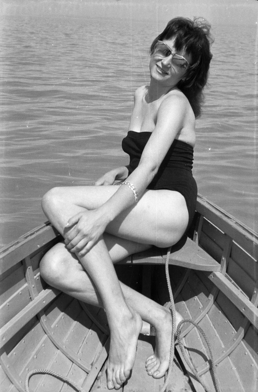 1960, Szalontai Tamás, póz, napszemüveg, Fortepan #301788