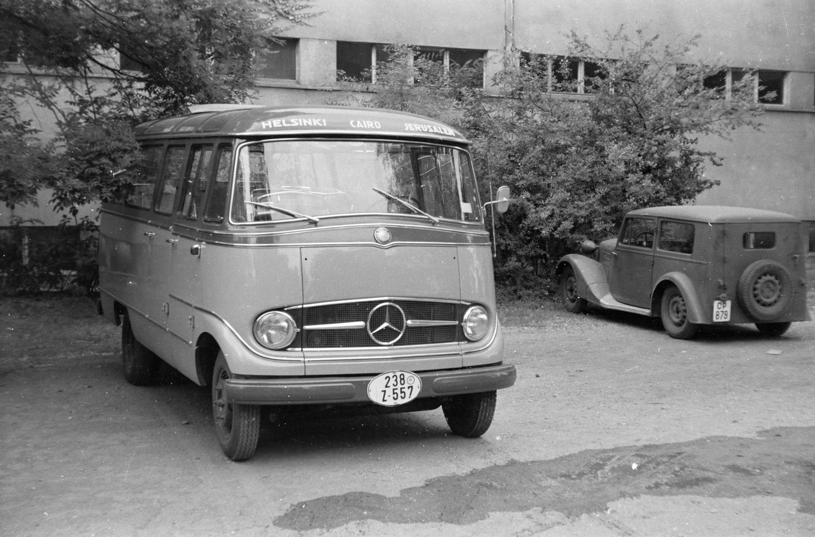 1964, Szalontai Tamás, Mercedes-márka, rendszám, automobil, Fortepan #301903