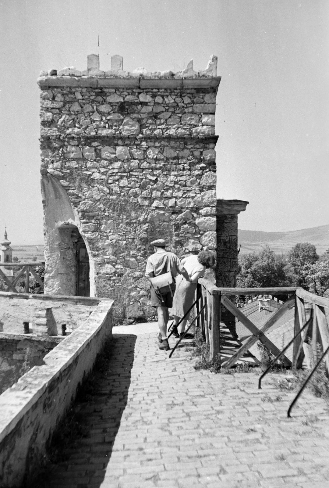 1960, Szalontai Tamás, bástya, korlát, Fortepan #301927