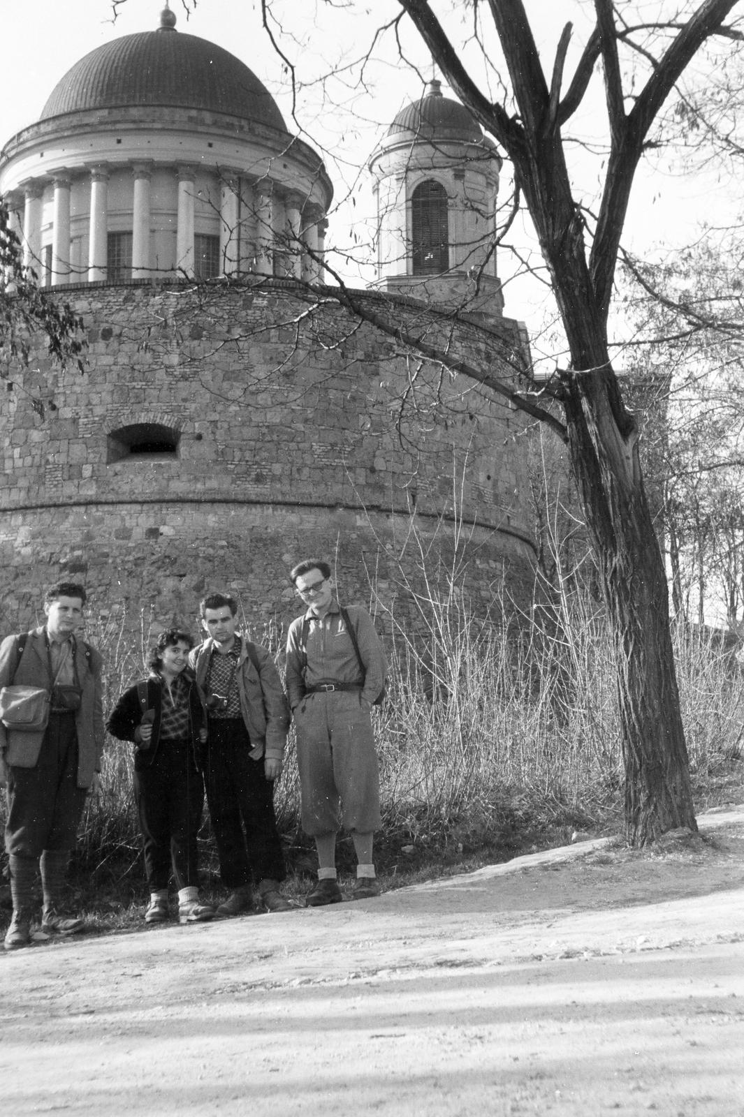 1959, Szalontai Tamás, tourist, freestone, building, Fortepan #301945