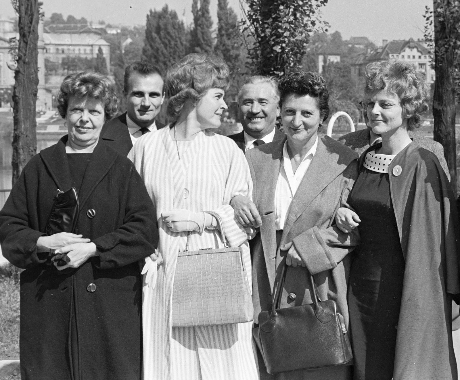 1960, Szalontai Tamás, hajviselet, nők, kabát, Fortepan #301978