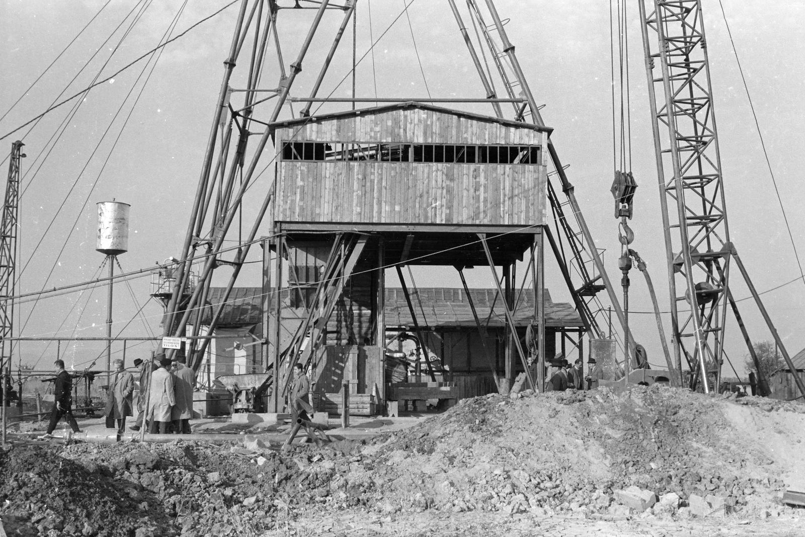 1960, Szalontai Tamás, távvezeték, Fortepan #301980