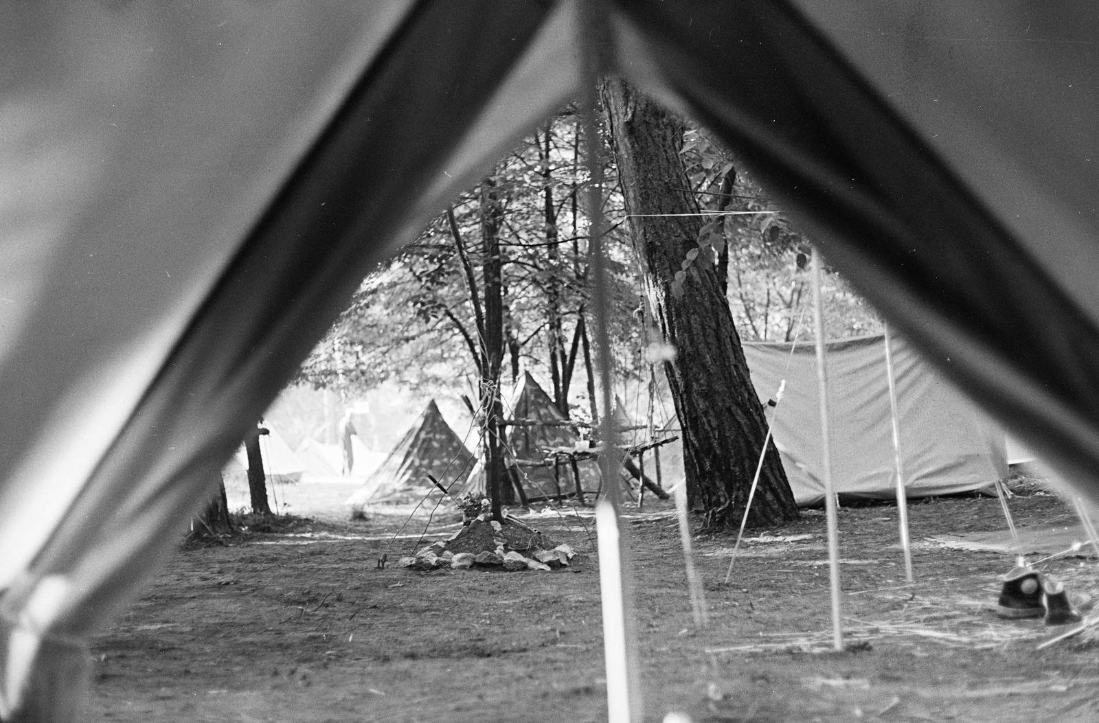 1961, Szalontai Tamás, tábor, Fortepan #301994