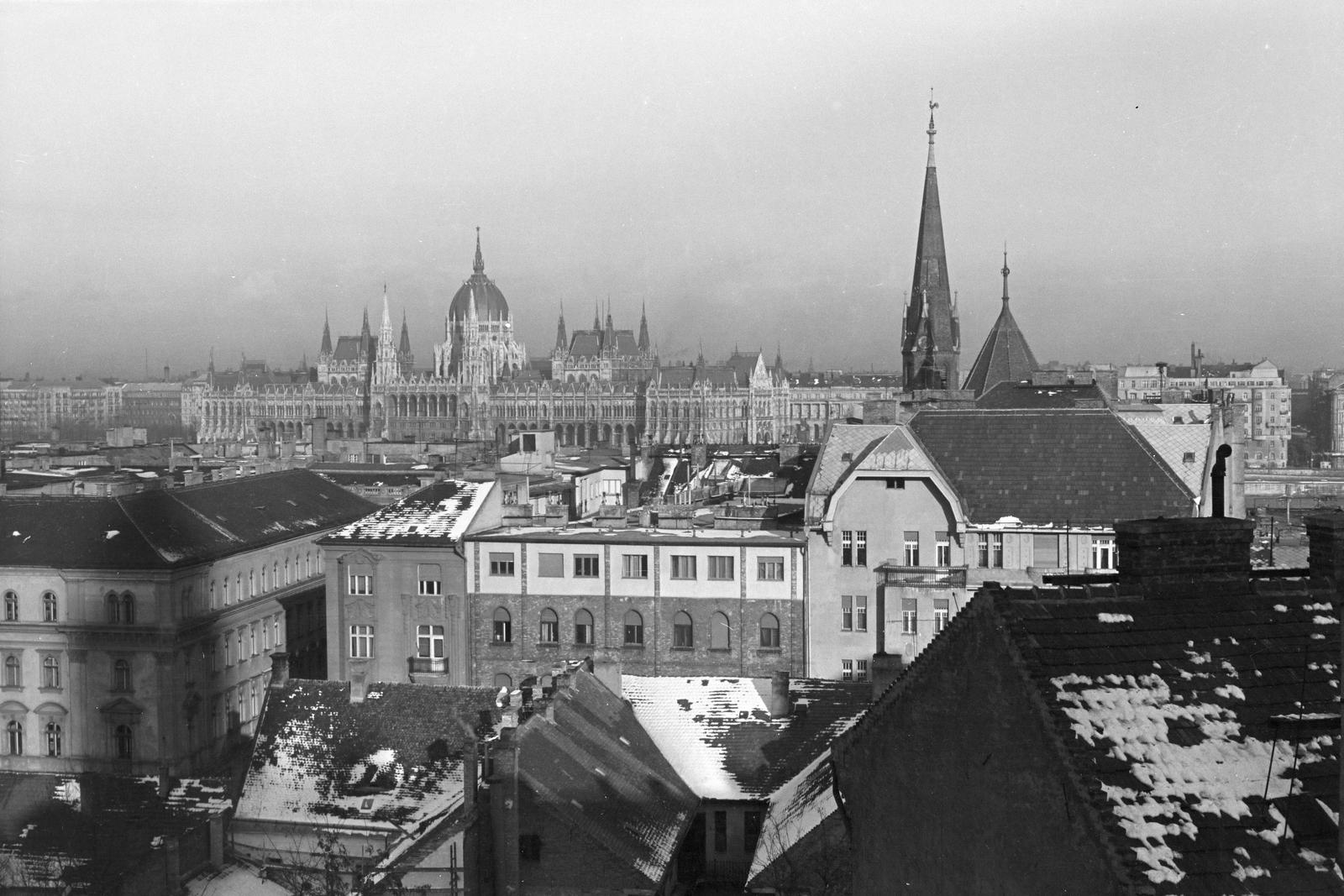 1965, Szalontai Tamás, országház, látkép, Fortepan #302023