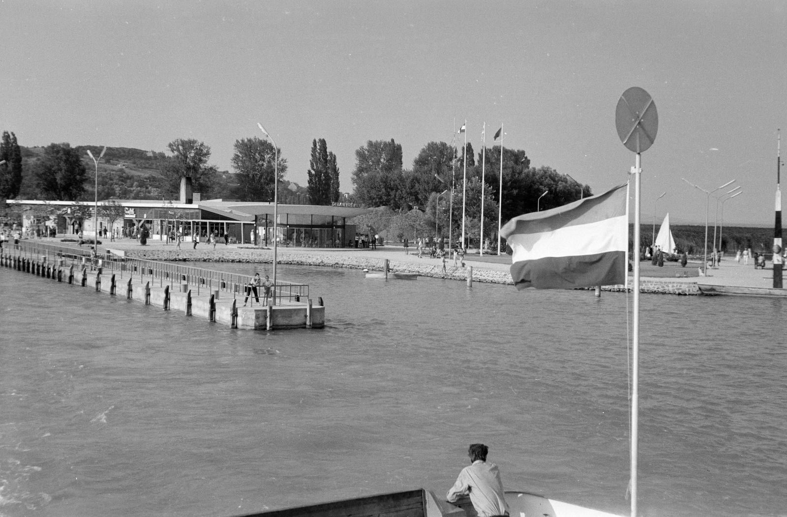 1965, Szalontai Tamás, hajóállomás, rév, Fortepan #302028