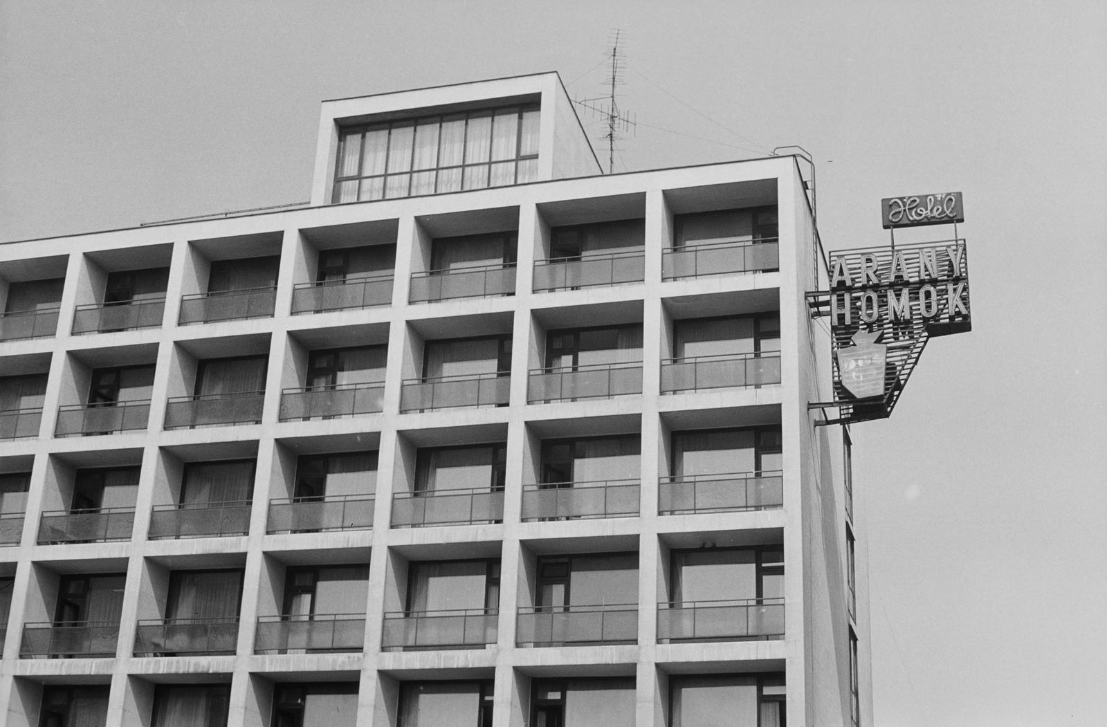 1970, Szalontai Tamás, hotel, modern architecture, Fortepan #302100