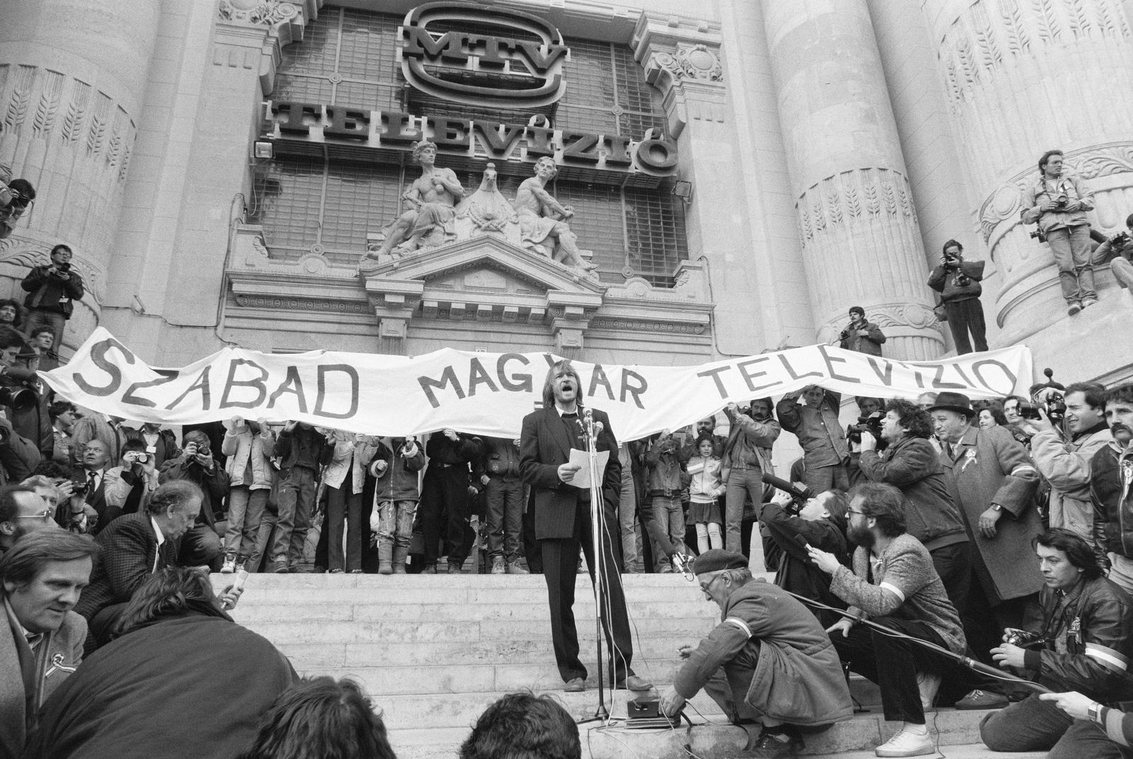 1989, Szebeni András, video recorder, Fortepan #302410