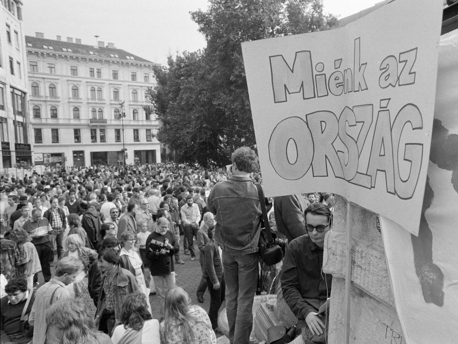 1989, Szebeni András, Fortepan #302461