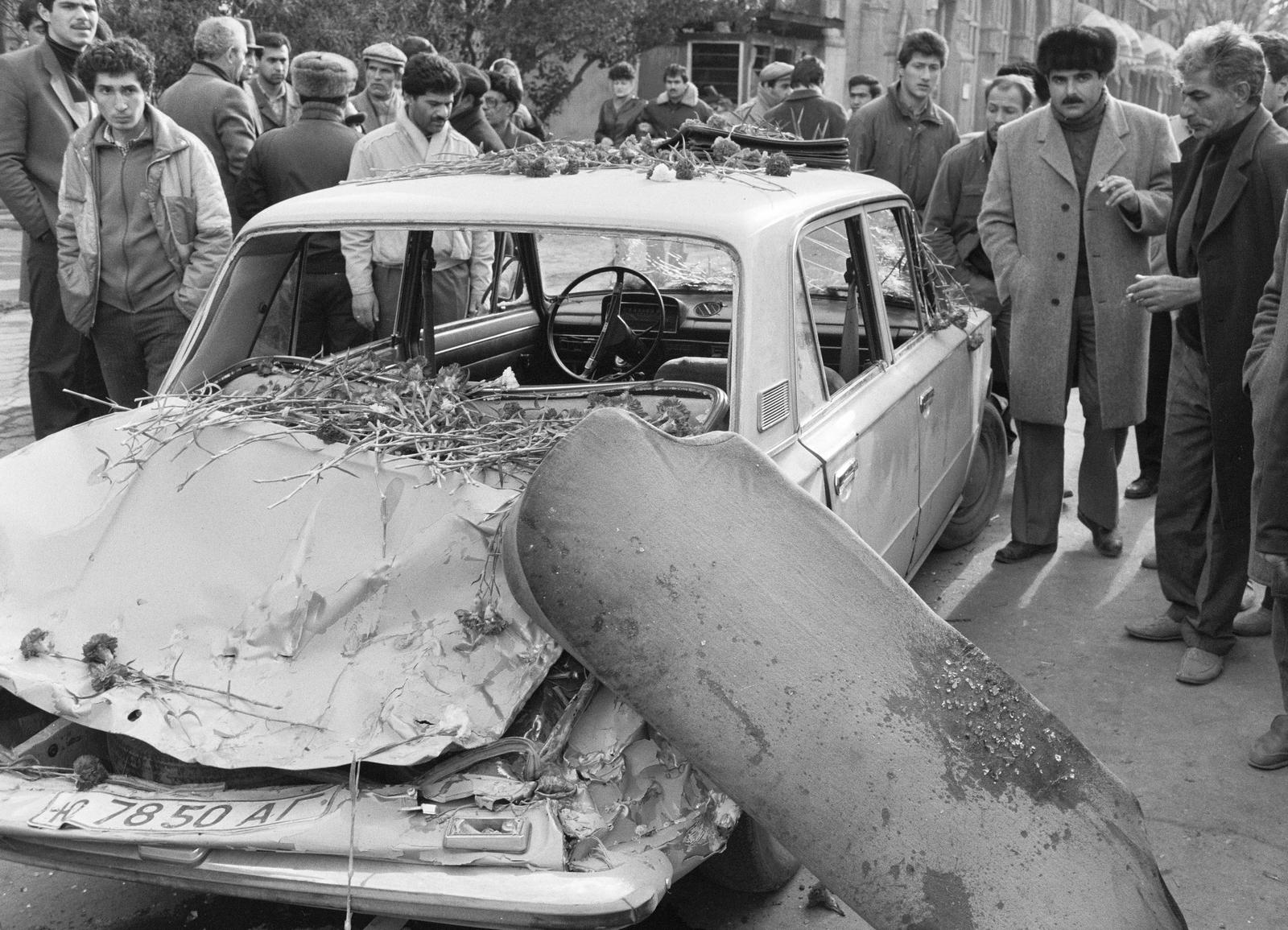 1990, Szebeni András, wreck, Fortepan #302550