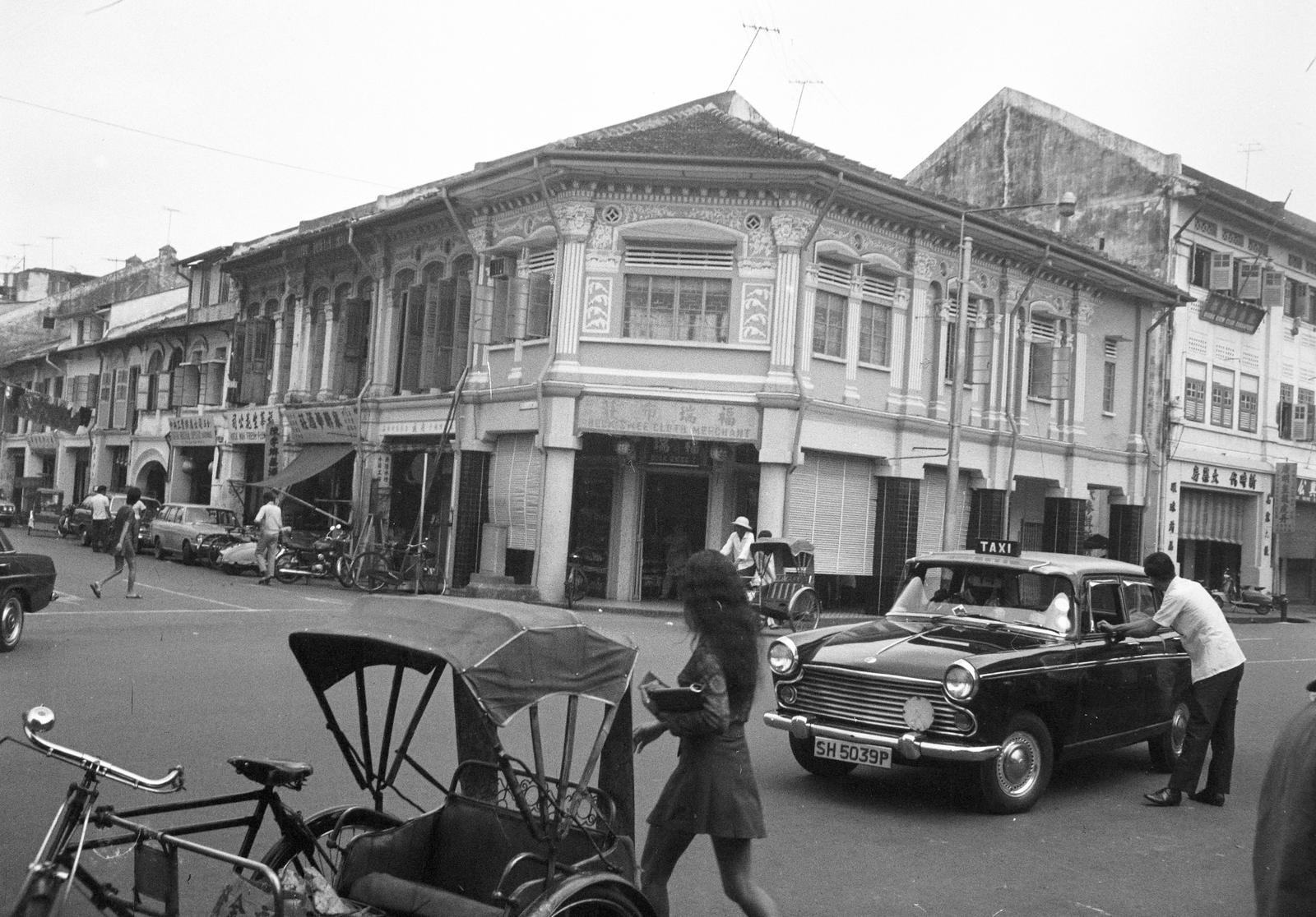 1978, Szomolányi József, épületdísz, riksa, taxi, Fortepan #302672