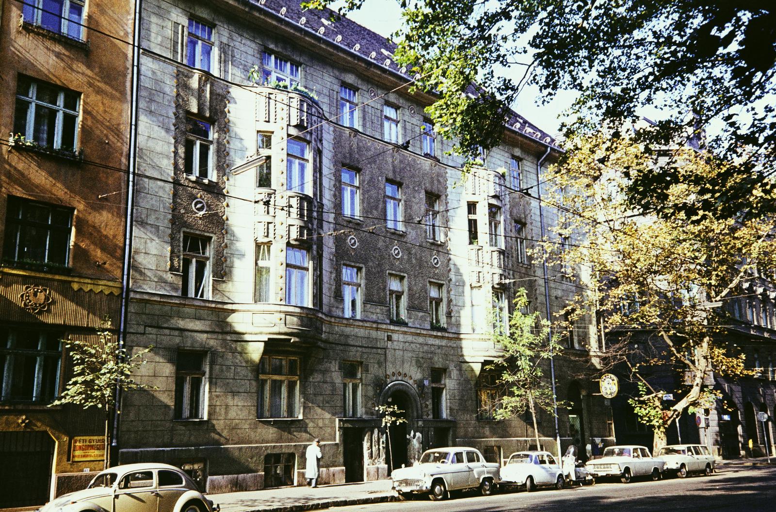 1980, Szomolányi József, színes, bérház, Fortepan #302688