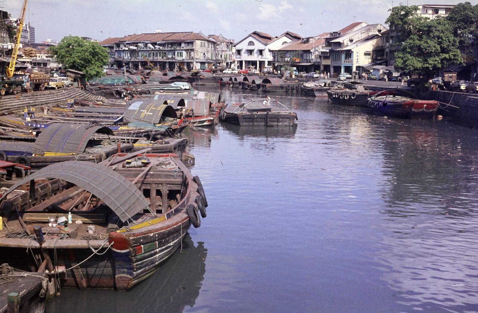 1977, Szomolányi József, színes, halászat, kikötő, Fortepan #302711