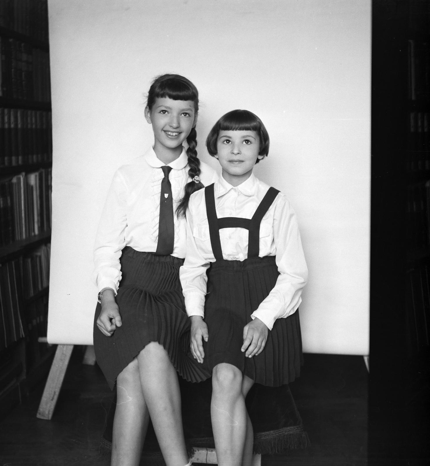 1960, Szomolányi József, testvérek, ünneplő ruha, Fortepan #302725