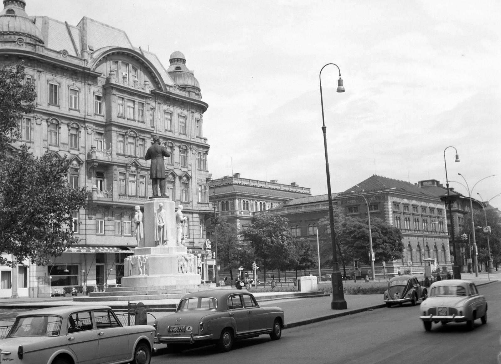 1965, Szomolányi József, sculpture, back, Fortepan #302735