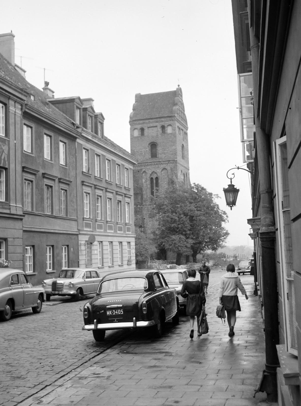 1964, Szomolányi József, utcakép, Fortepan #302741