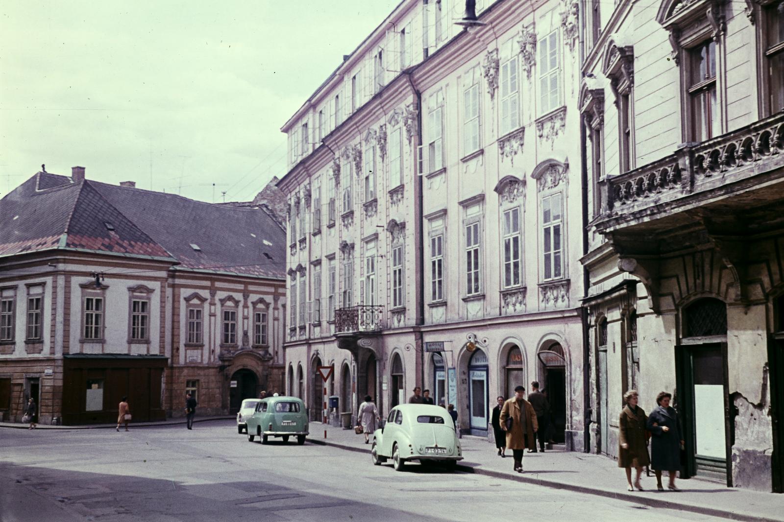 1964, Szomolányi József, színes, erkély, Fortepan #302847