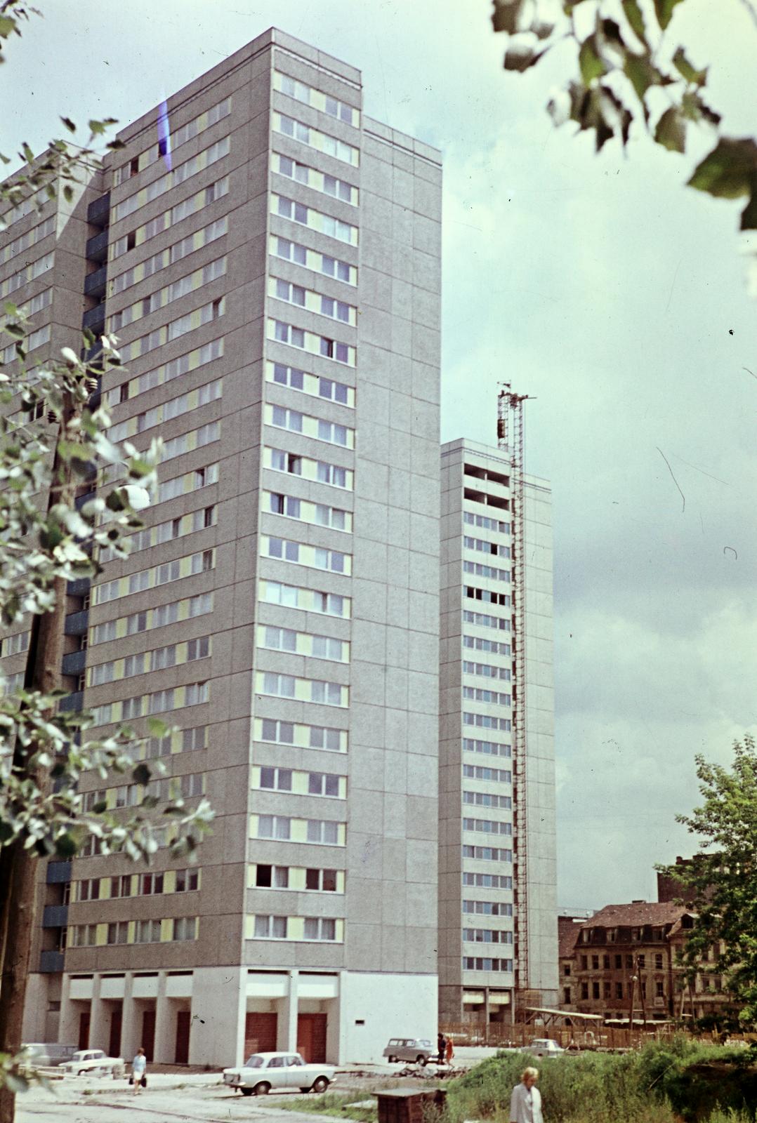 1980, Szomolányi József, színes, magasház, Fortepan #302858