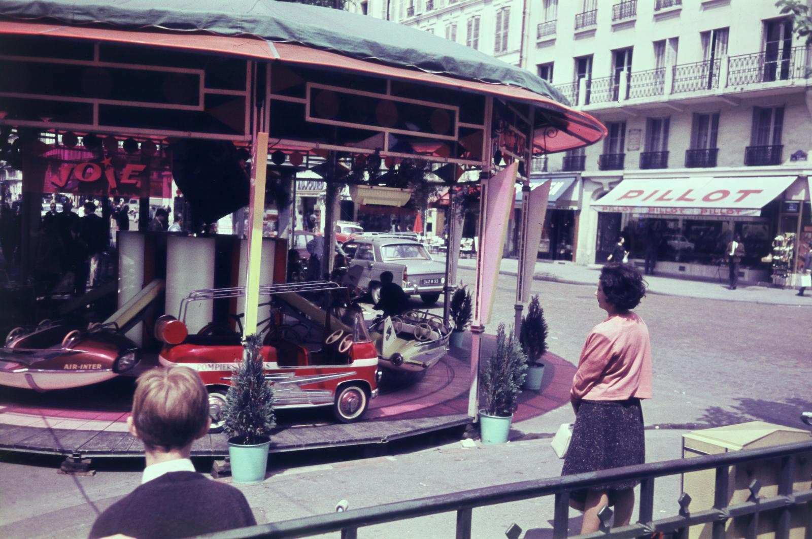 1966, Szomolányi József, színes, körhinta, Fortepan #302956