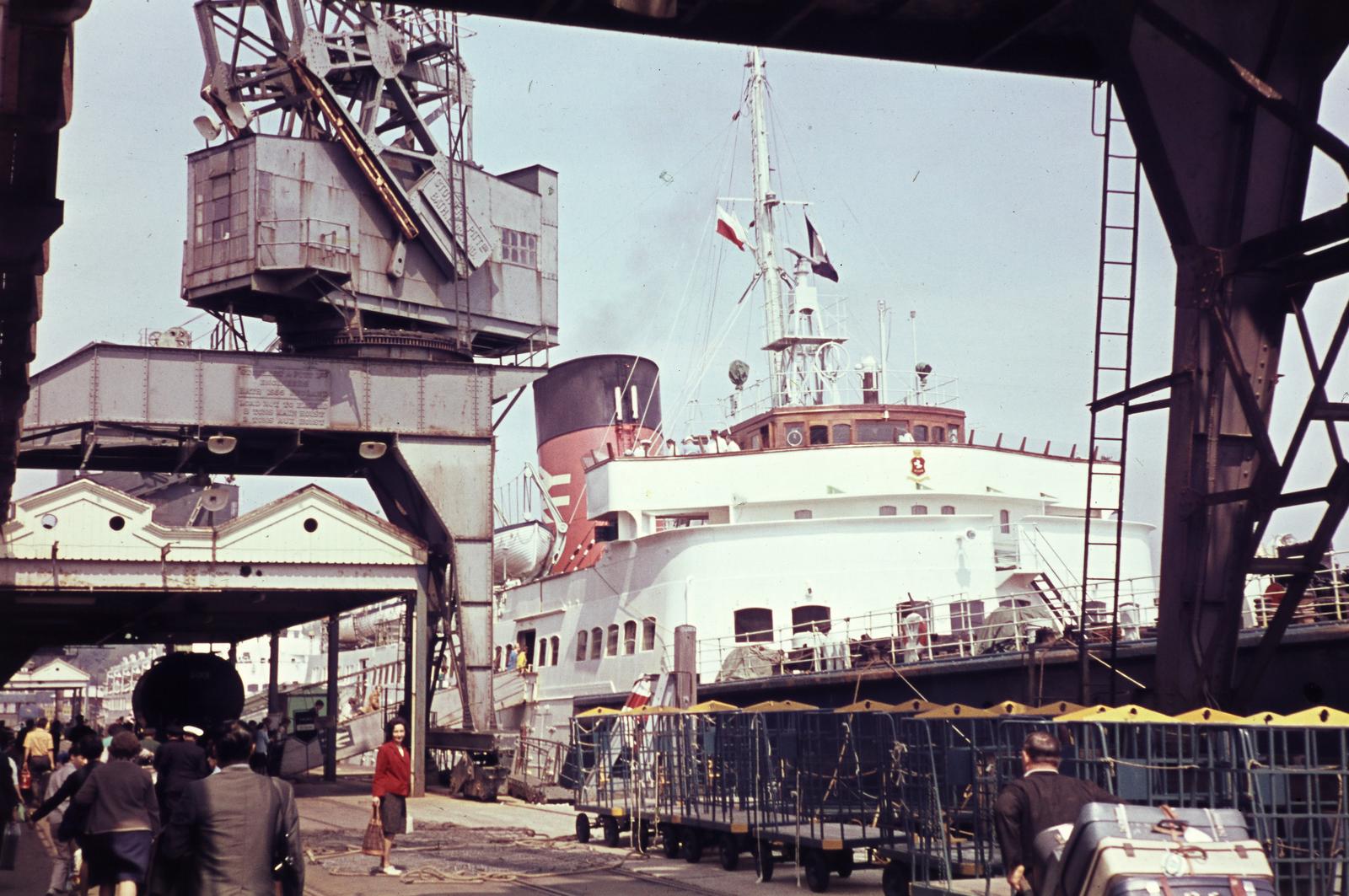 1965, Szomolányi József, colorful, cruise ship, Fortepan #302984
