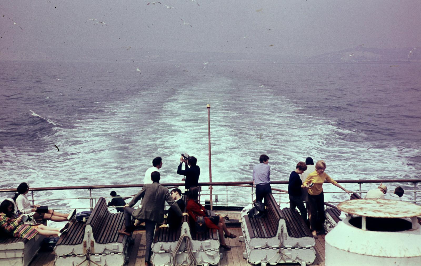 1966, Szomolányi József, colorful, bench, movie camera, Fortepan #302989