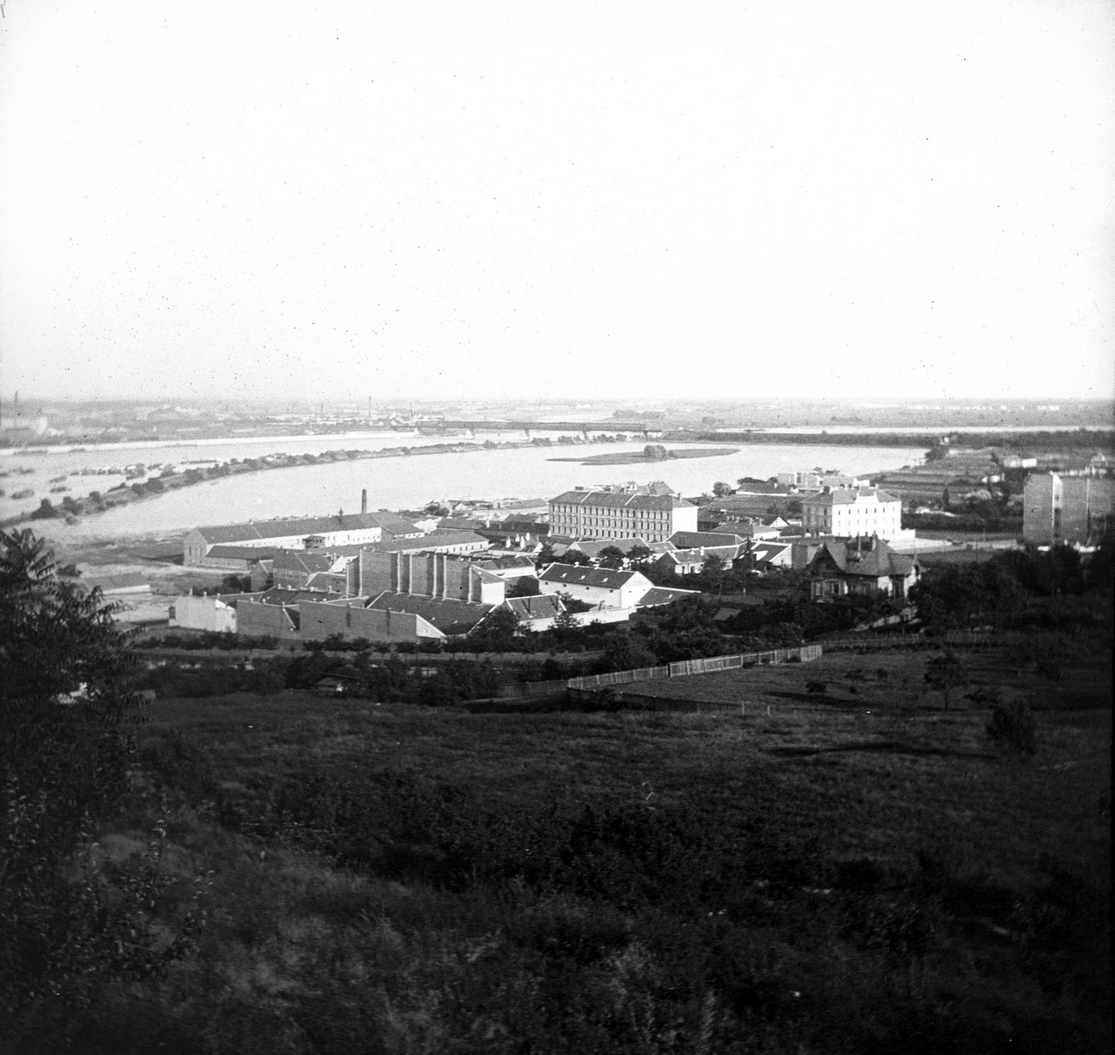 A felvétel 1900 előtt készült., 1900, SZTFH Földtani Szolgálatának gyűjteménye, photo aspect ratio: square, shore, picture, Danube, Fortepan #303299