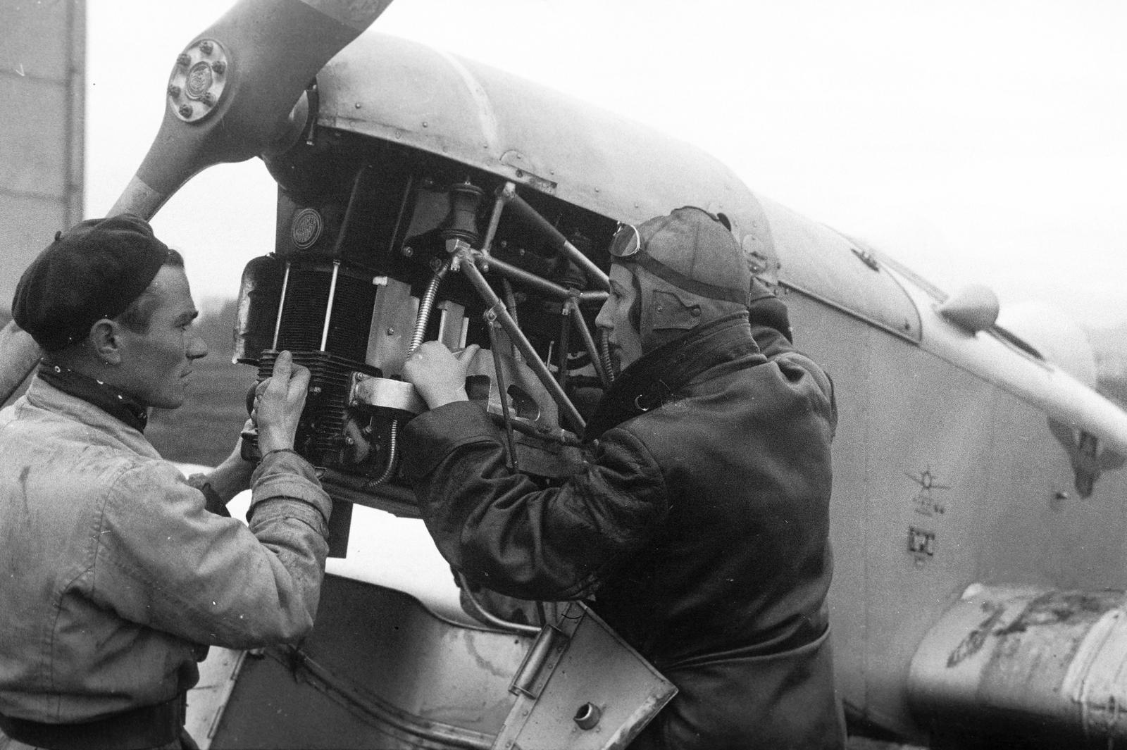 1939, Inkey Tibor, airplane, Fortepan #303744