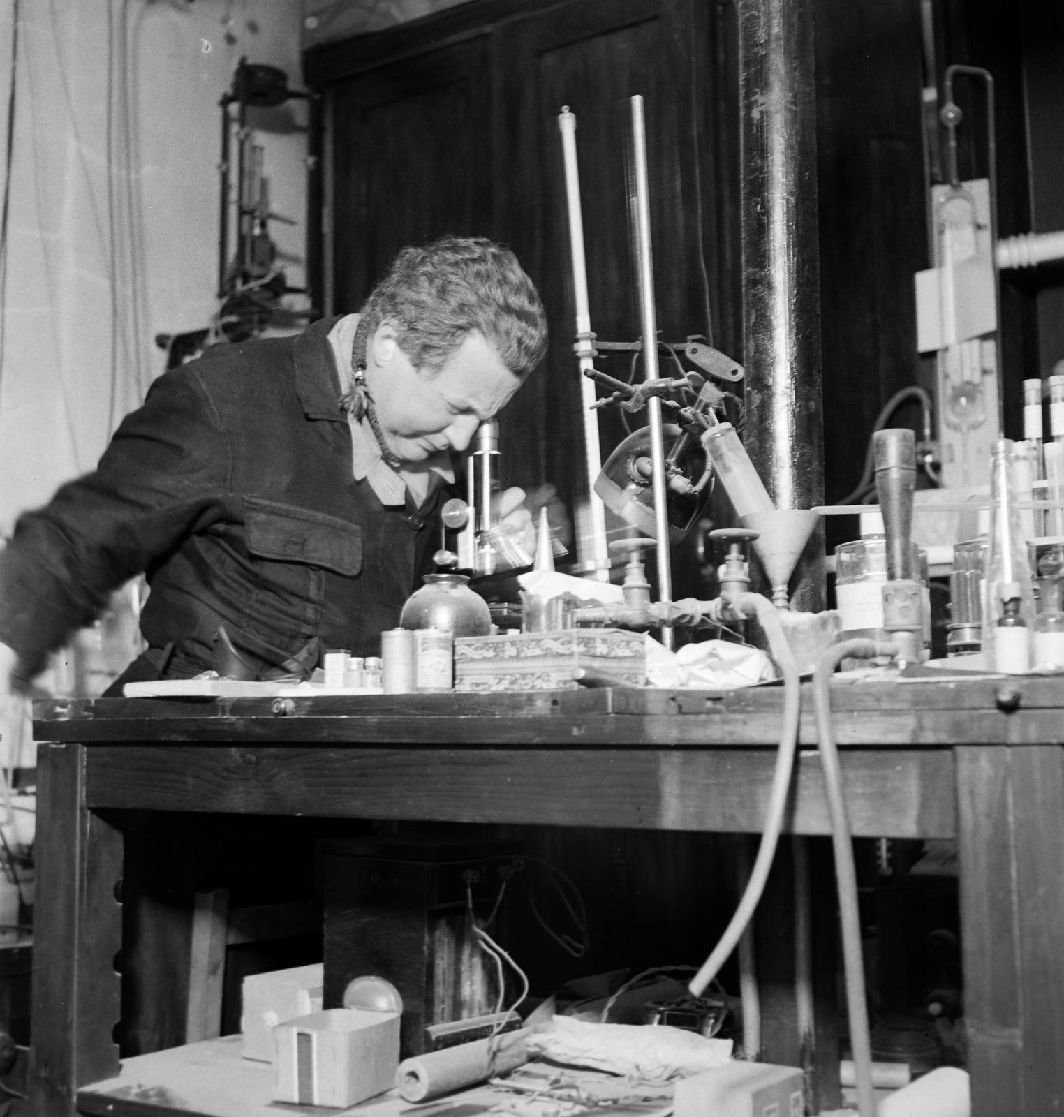 1940, Inkey Tibor, műszer, Fortepan #303823