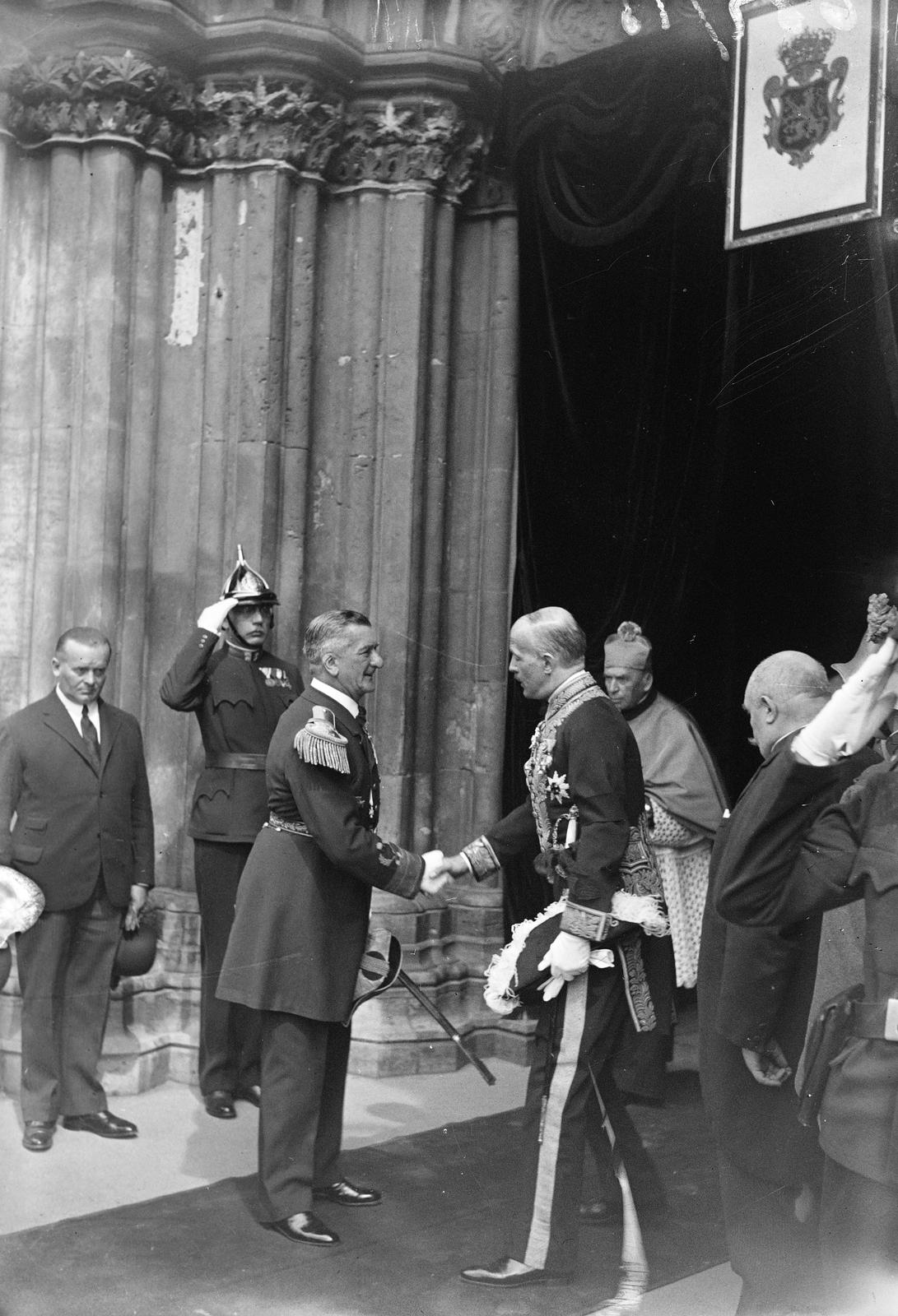 1938, Inkey Tibor, kézfogás, kormányzó, Fortepan #303916