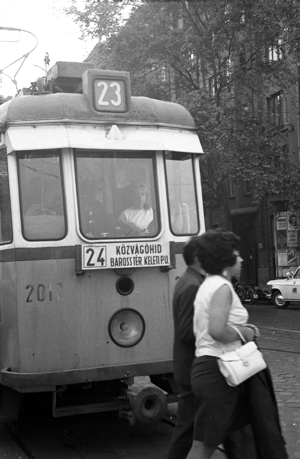 1970, Beszeda László Zoltán, tram, Fortepan #304193
