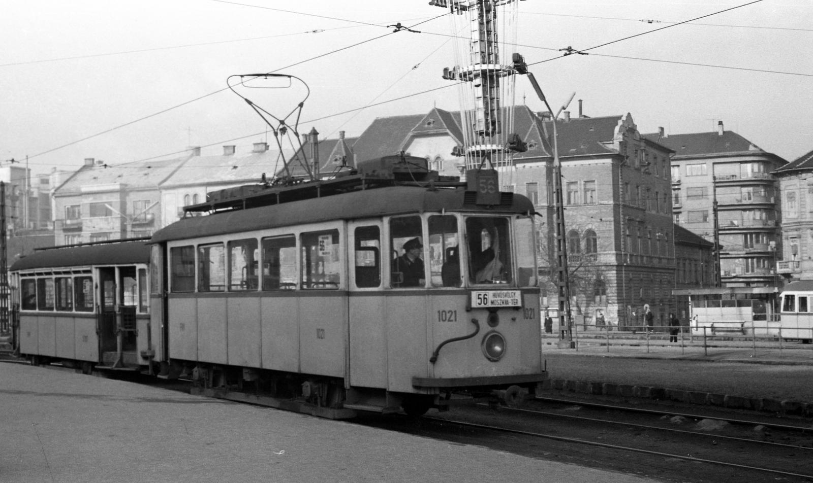 1965, Beszeda László Zoltán, tram, Fortepan #304219