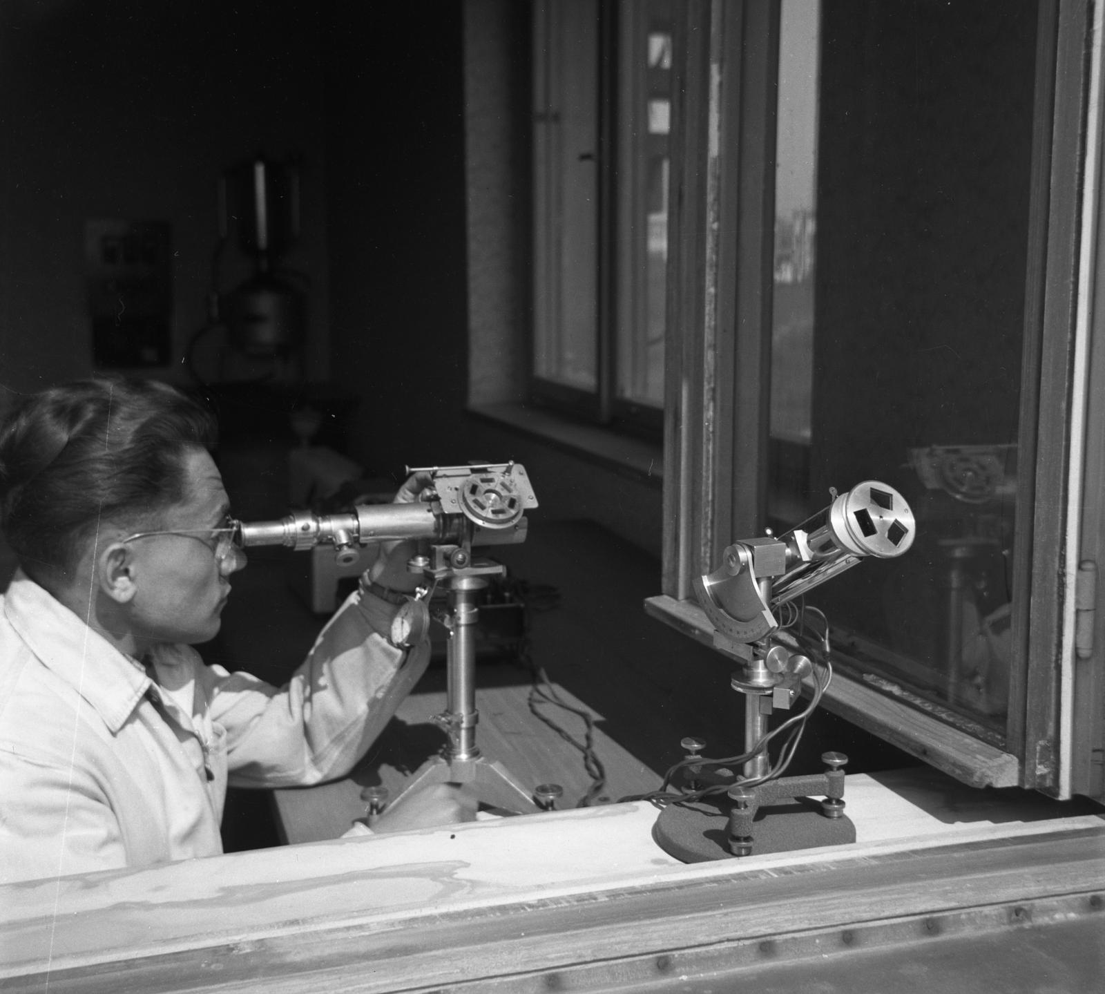 1957, Bán Tamás, instrument, Fortepan #304338