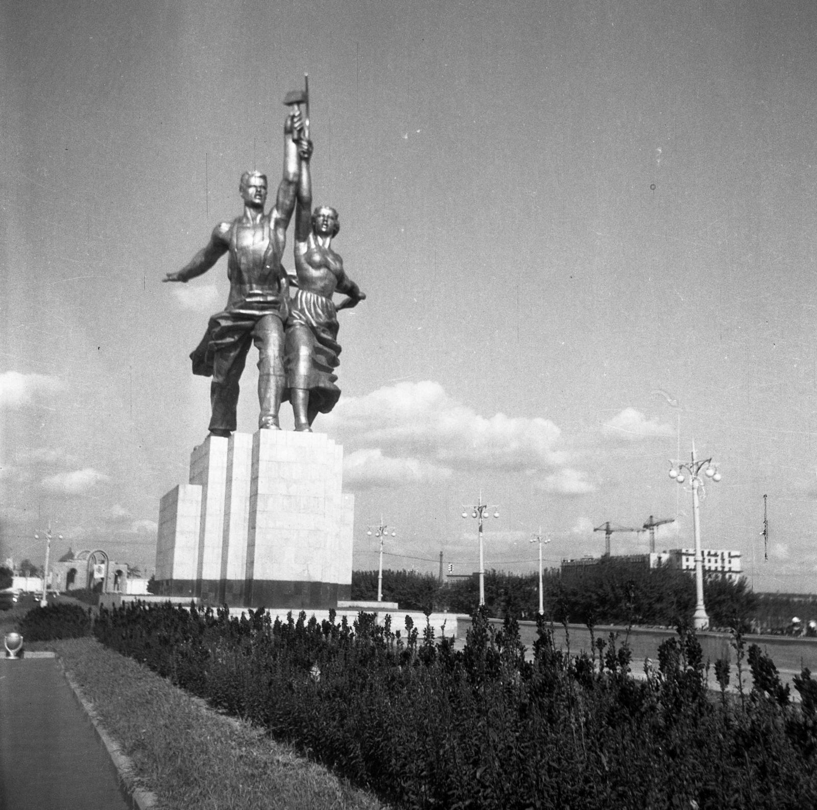 1963, Bán Tamás, szobor, kommunizmus, Fortepan #304418