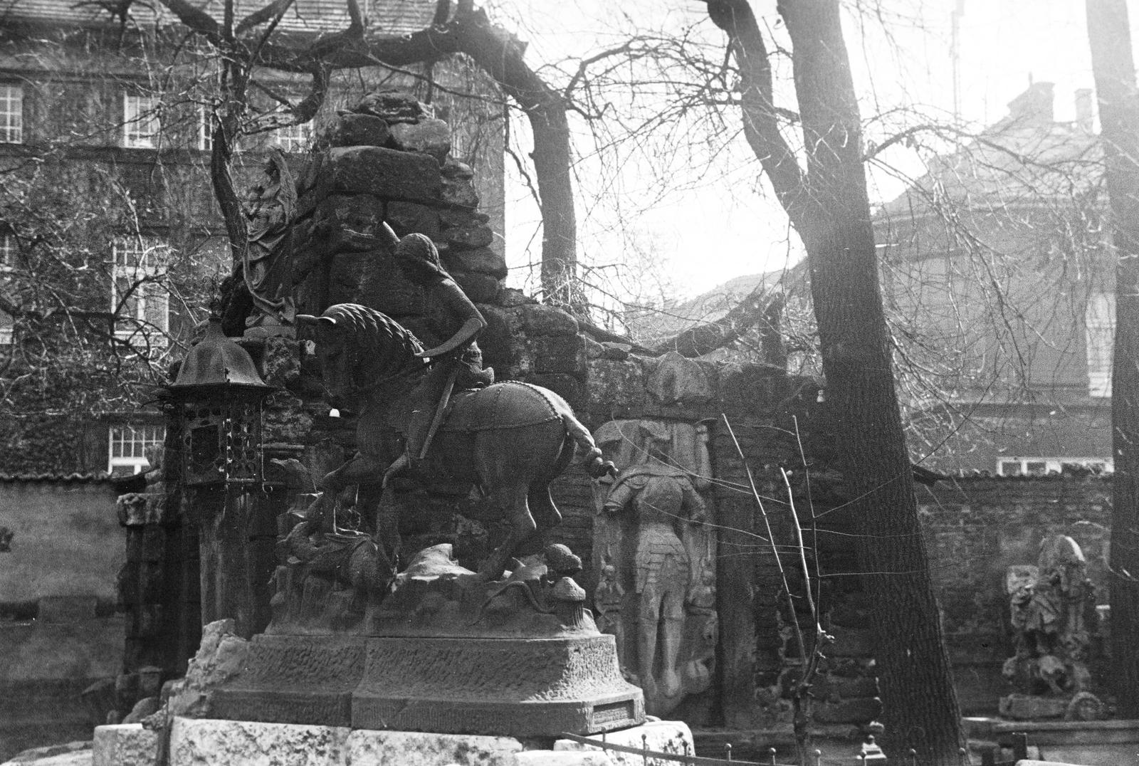 1939, Inkey Tibor, sculpture, Fortepan #304469