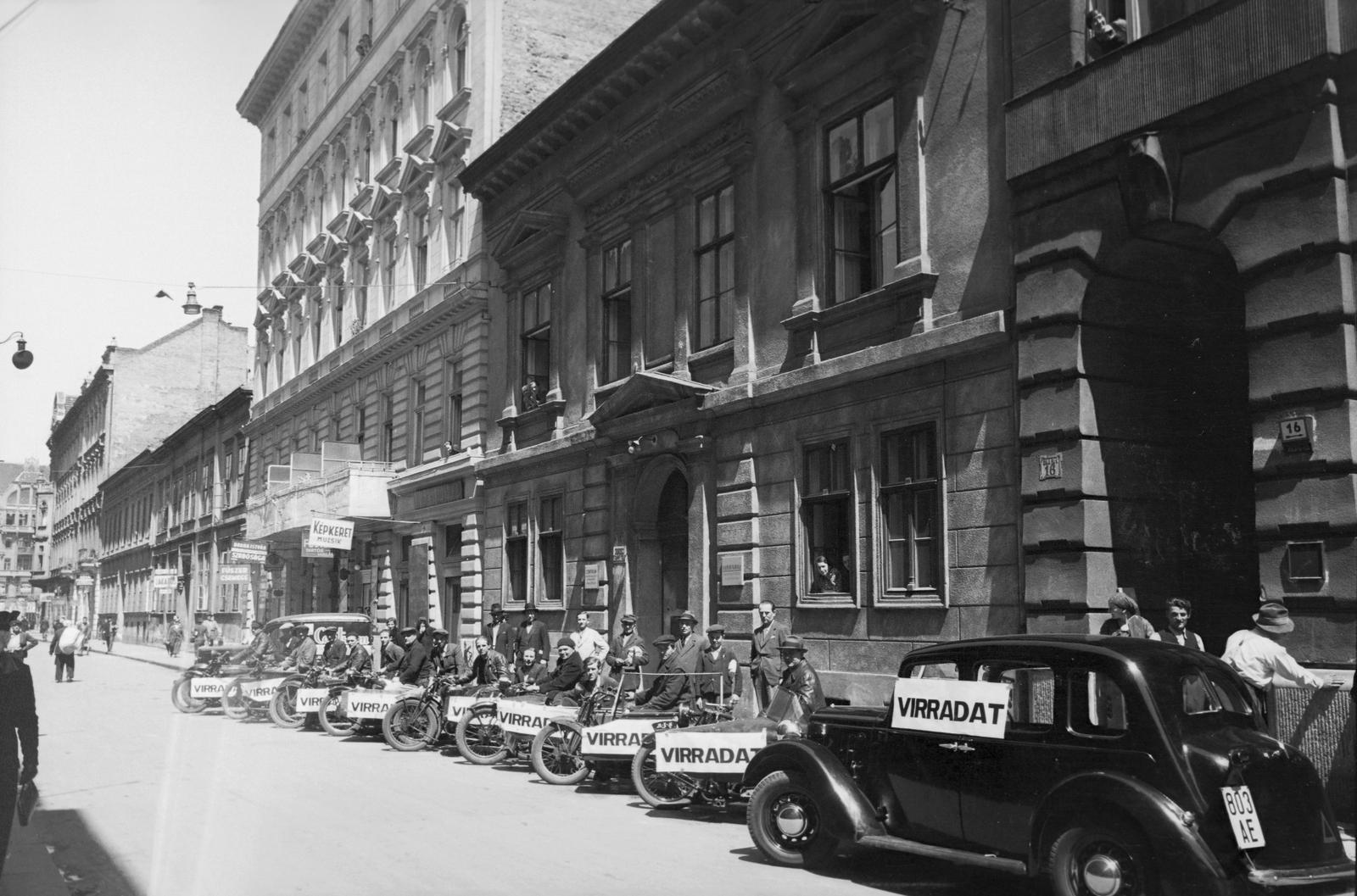 1939, Inkey Tibor, oldalkocsis motorkerékpár, újság, automobil, reklám, Fortepan #304567