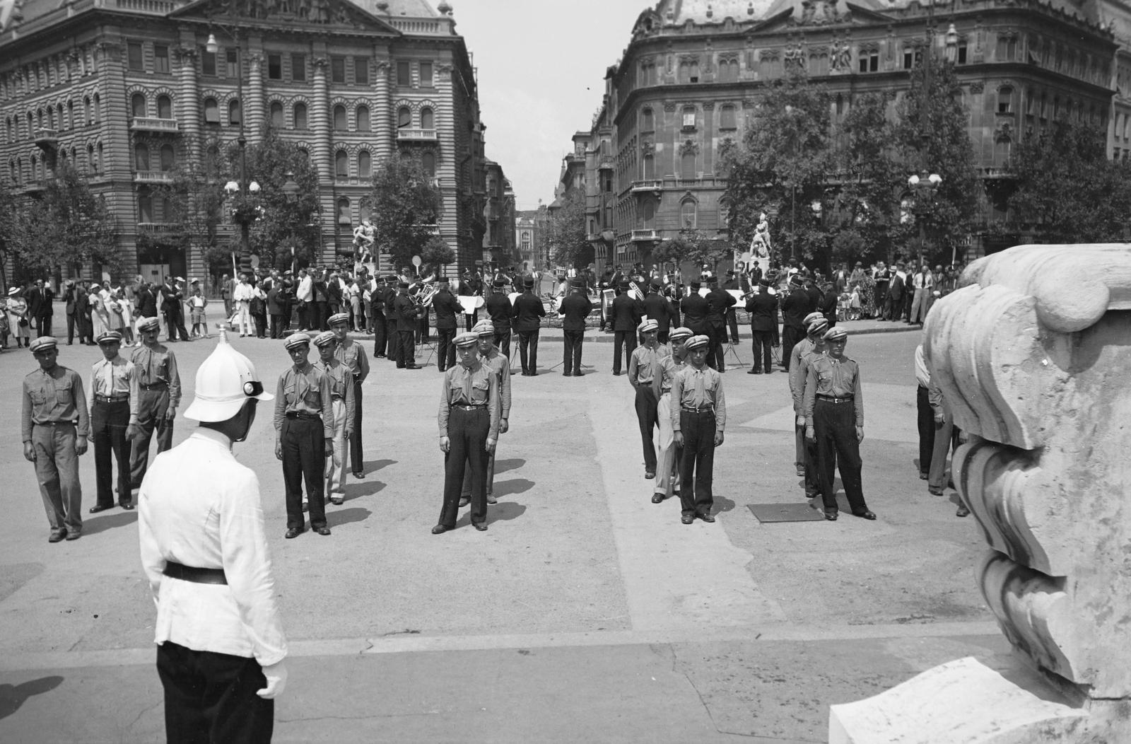 1937, Inkey Tibor, uniform, festive, Fortepan #304647