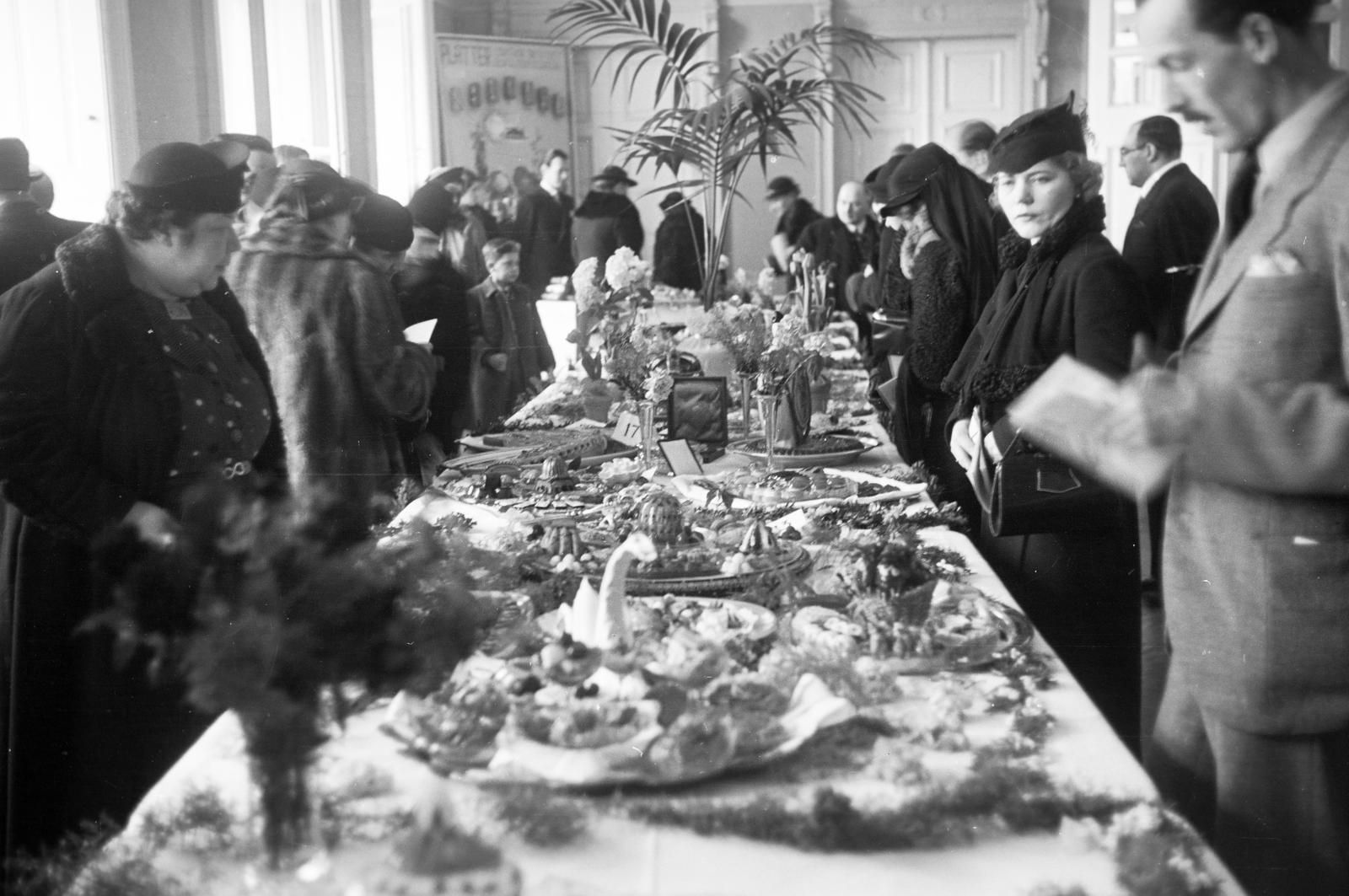 1937, Inkey Tibor, fogadás, hidegkonyha, Fortepan #304671