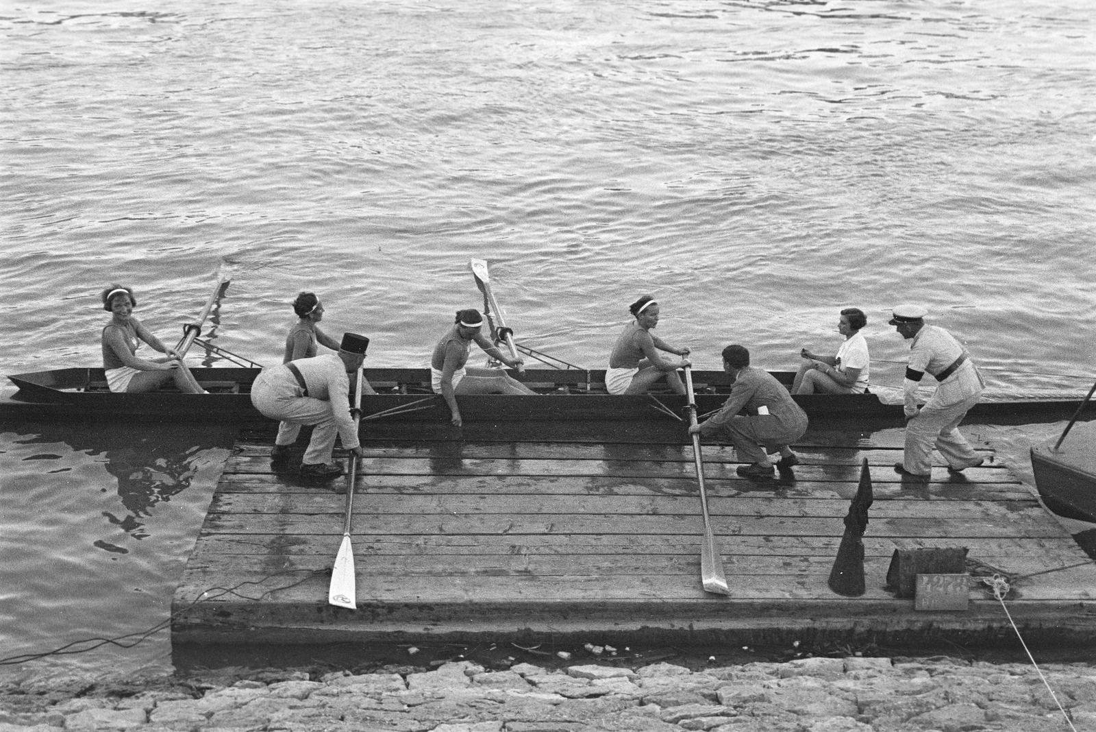 1938, Inkey Tibor, Best of, paddle, plan view, Fortepan #304700