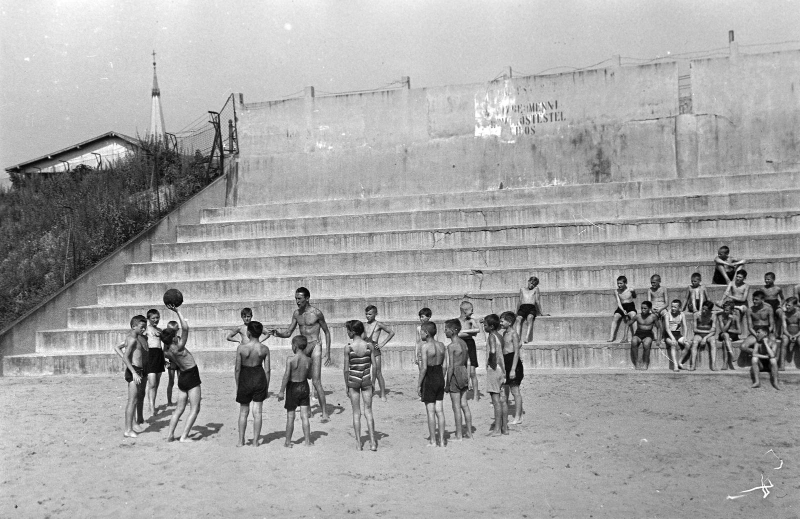 1938, Inkey Tibor, ball, toy, boys, Fortepan #304710