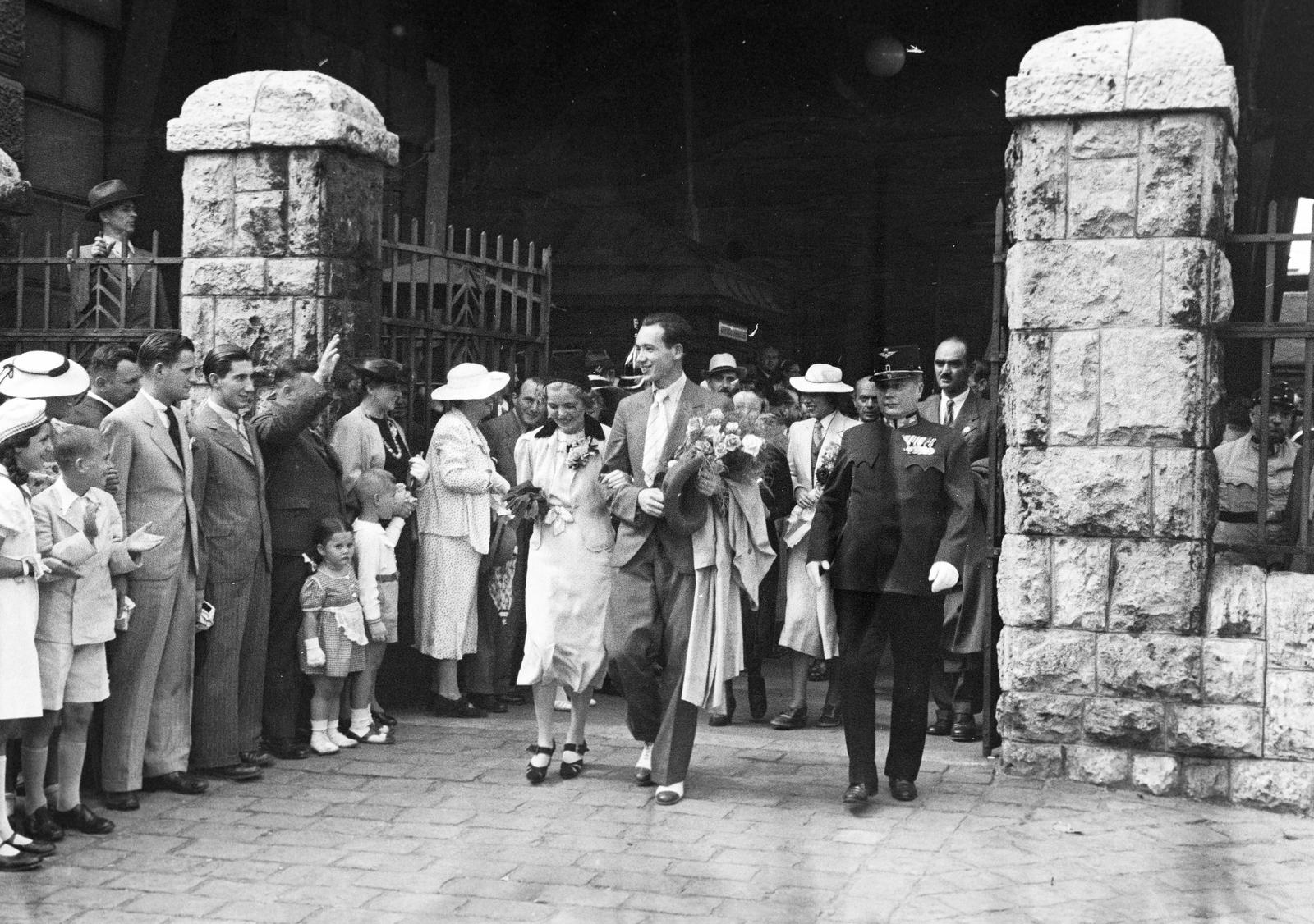 1937, Inkey Tibor, wedding ceremony, Fortepan #304715