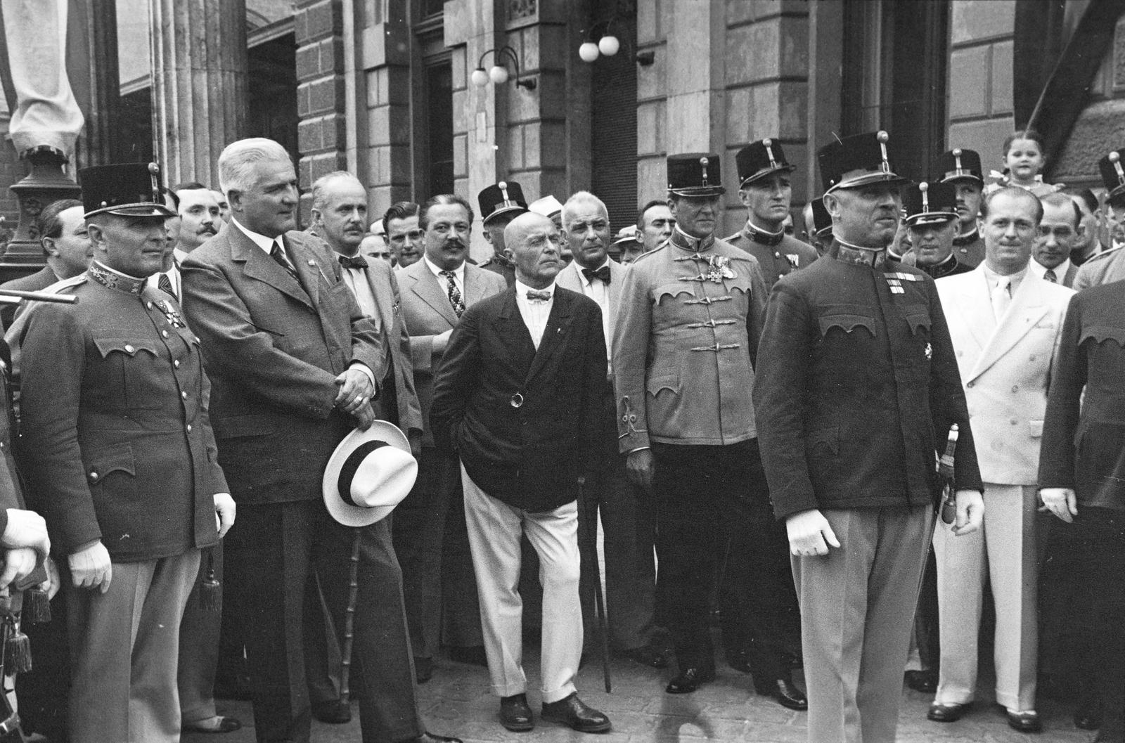 1940, Inkey Tibor, egyenruha, férfiak, Fortepan #304717