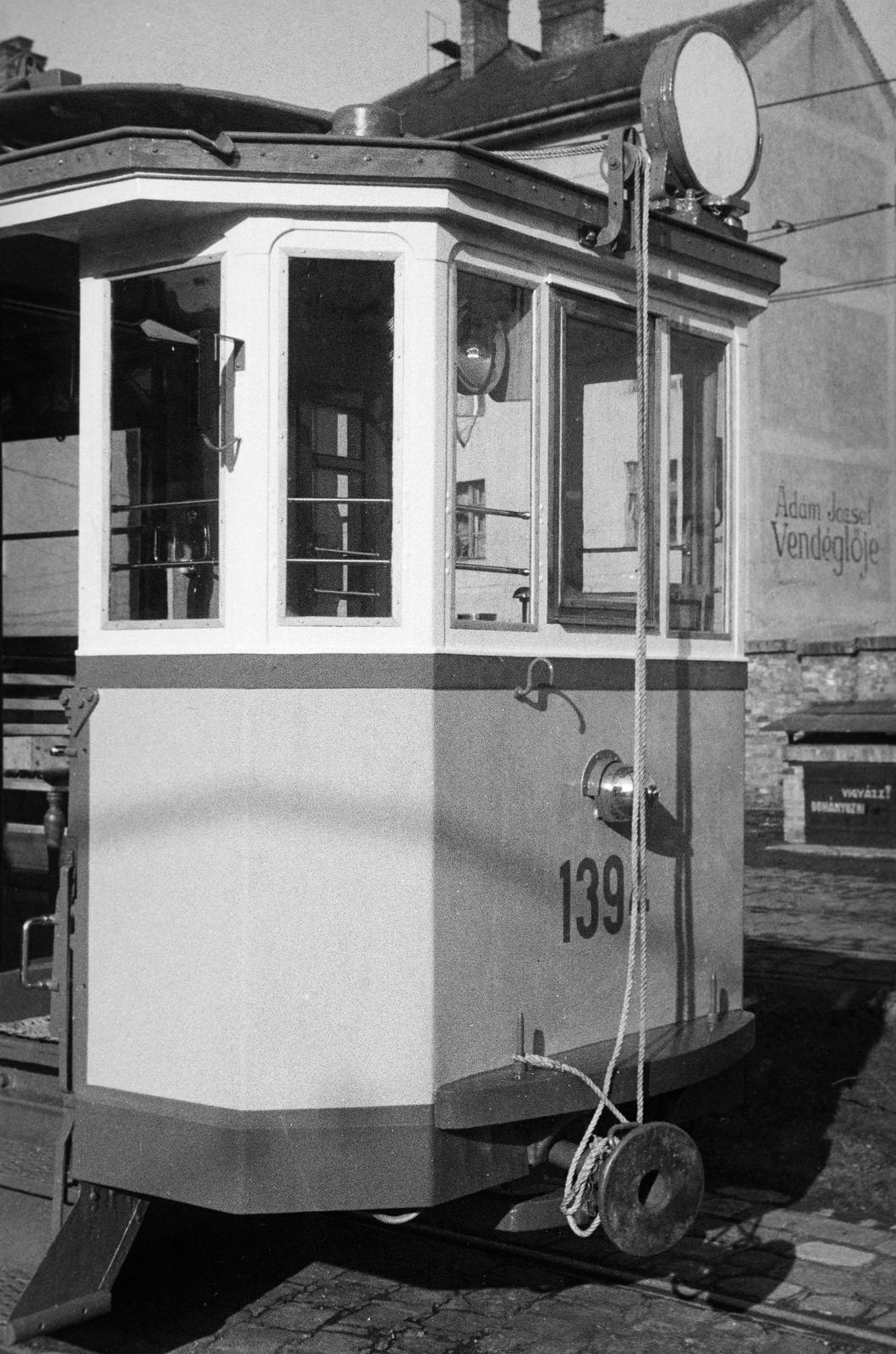 1937, Inkey Tibor, tram, Fortepan #304787
