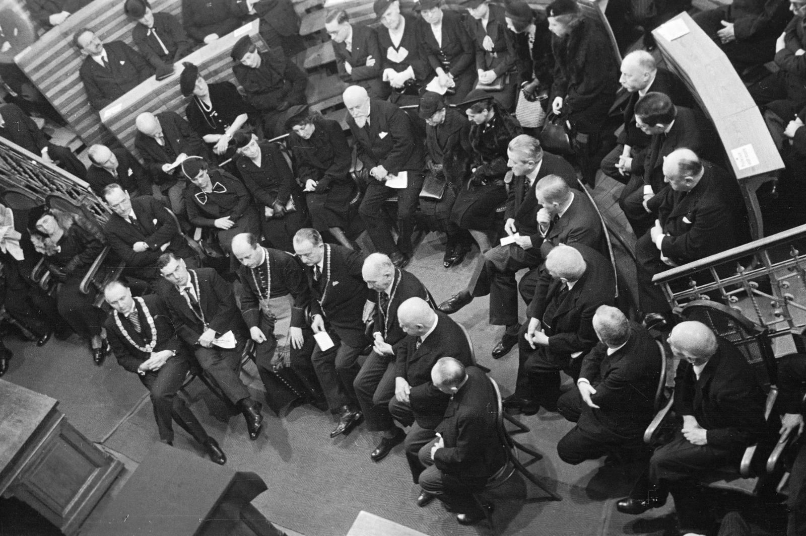 1937, Inkey Tibor, plan view, meeting, Fortepan #304792