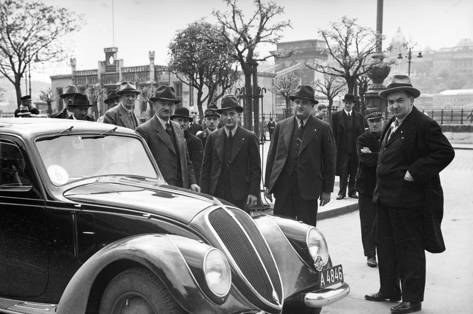 1937, Inkey Tibor, automobile, number plate, Fortepan #304800