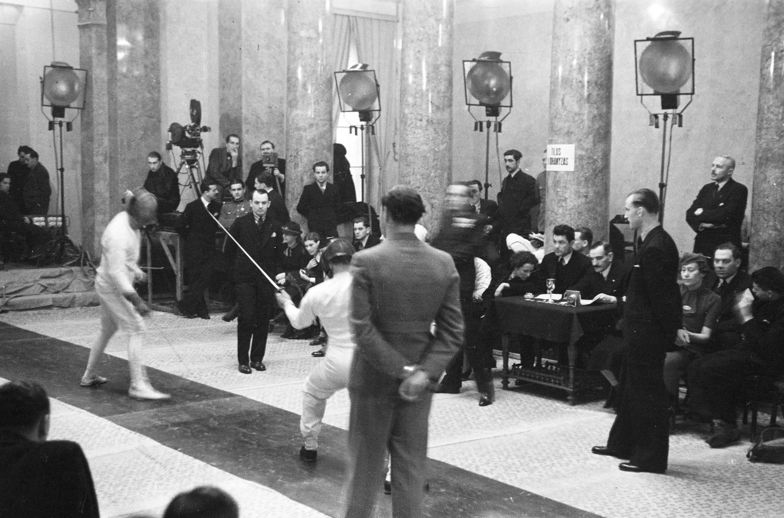 1937, Inkey Tibor, filming, movie camera, Fortepan #304908