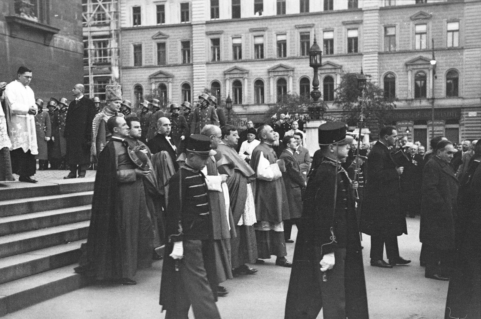 1936, Inkey Tibor, temetés, Fortepan #305080