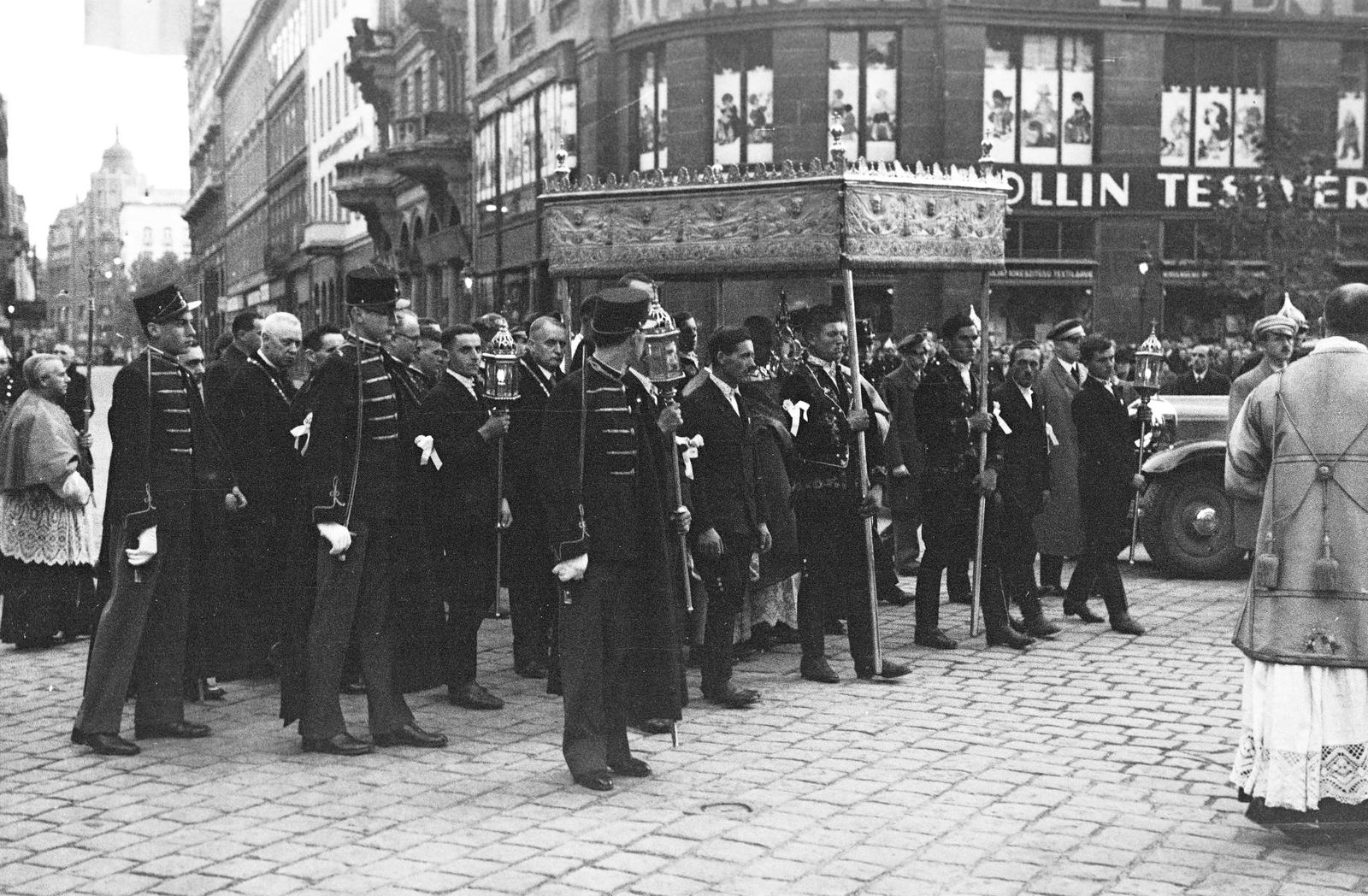 1936, Inkey Tibor, soldier, funeral, gloves, Fortepan #305081