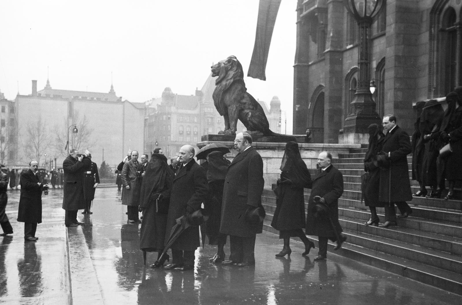 1937, Inkey Tibor, gyász, fátyol, Fortepan #305125