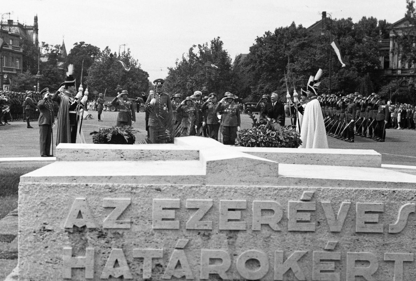 1938, Inkey Tibor, tisztelgés, irredenta emlékmű, Fortepan #306064